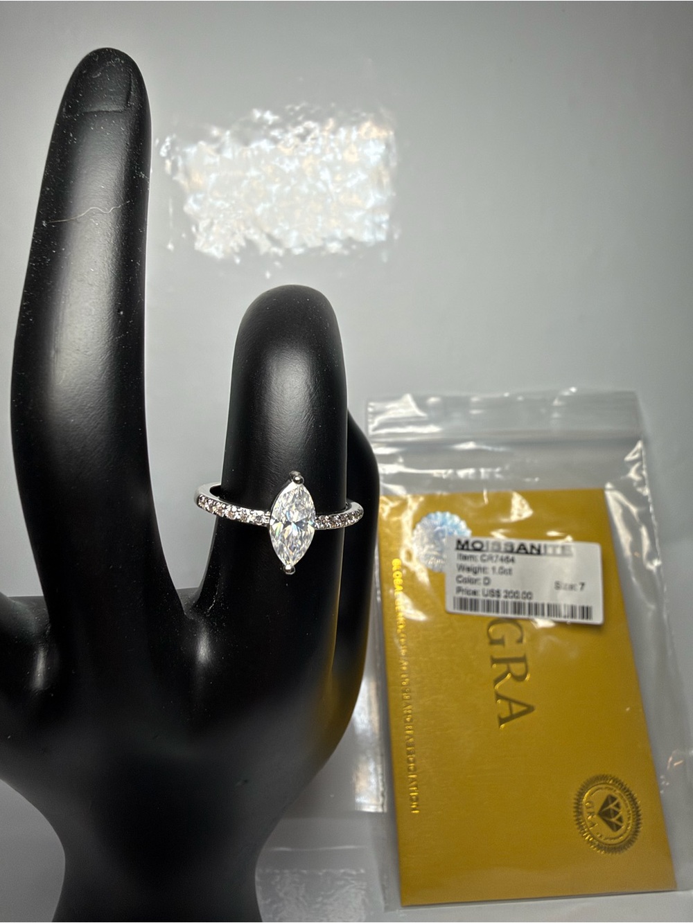 Marquise ring
